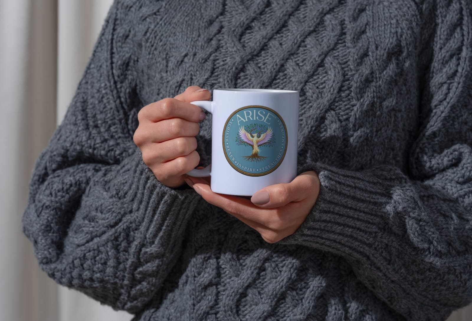 ARISE™ Phoenix Ceramic Mug (11oz/15oz) - Image 7