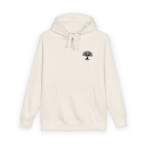 ARISE™ Tree of Life Fleece Hoodie - Small Colorful Floral Tree Chest Print